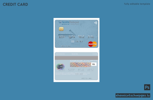 Madagaskar AccesBanque Mastercard Beispielvorschau